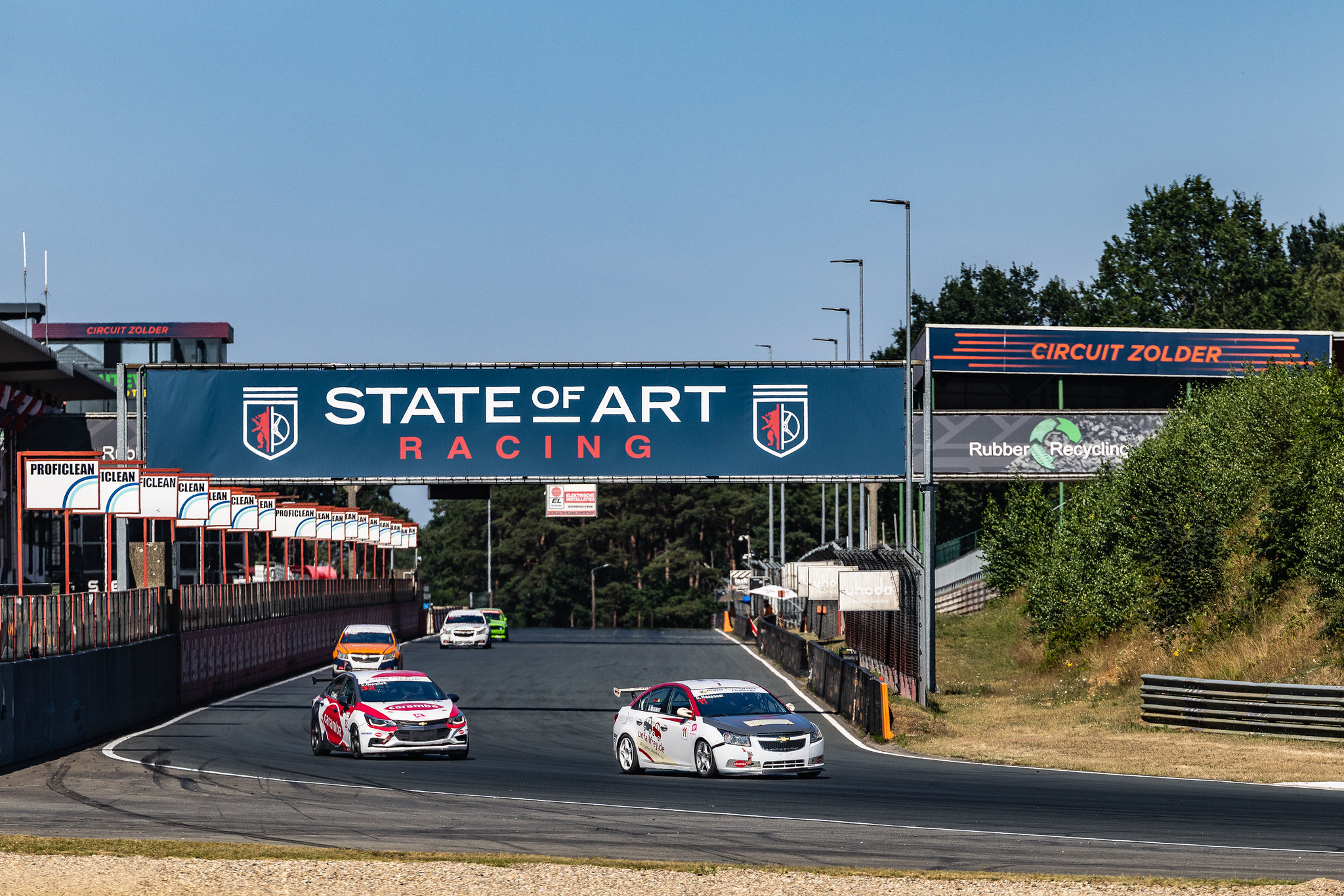 PRTC Mittelfeld am Circuit Zolder