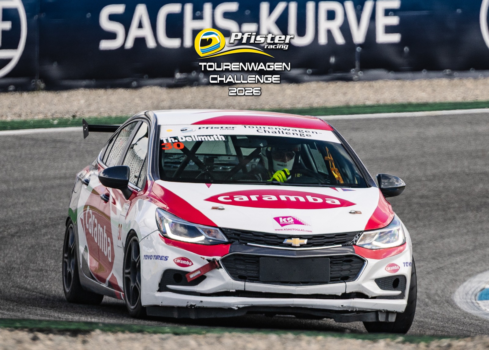 Thomas Dellmuth im PRTC Rennwagen